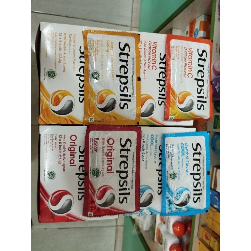 

Strepsil Permen Melegakan Tenggorokan - 1 bungkus isi 8 butir