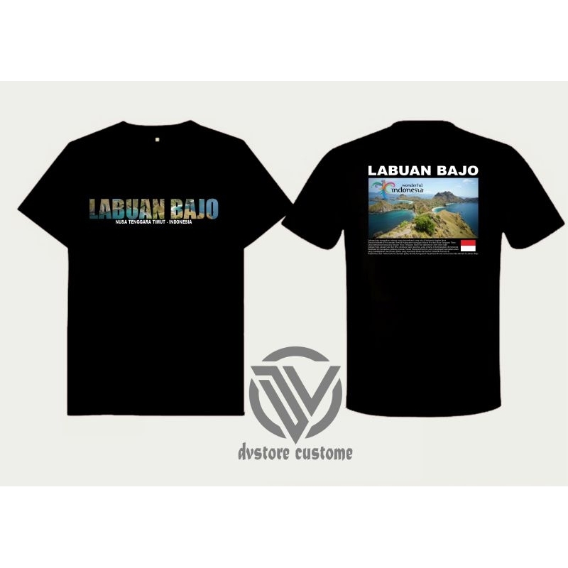 kaos labuan baju//t-shirt labuan bajo//kaos pulau labuan bajo//kaos distro//kaos oblong//kaos murah 
