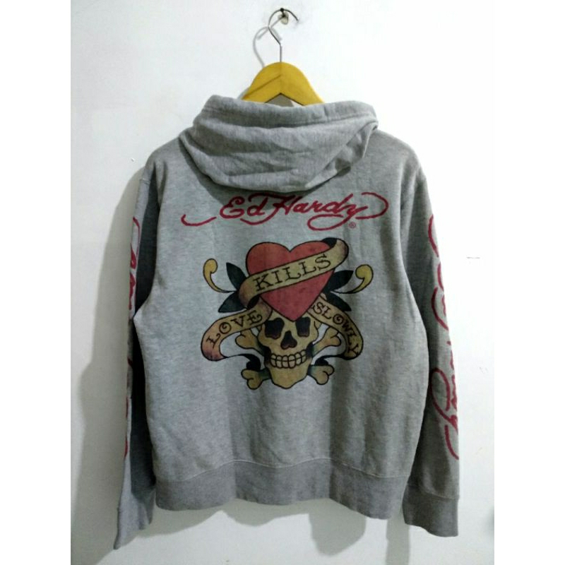 Hoodie Zipper "Ed Hardy"