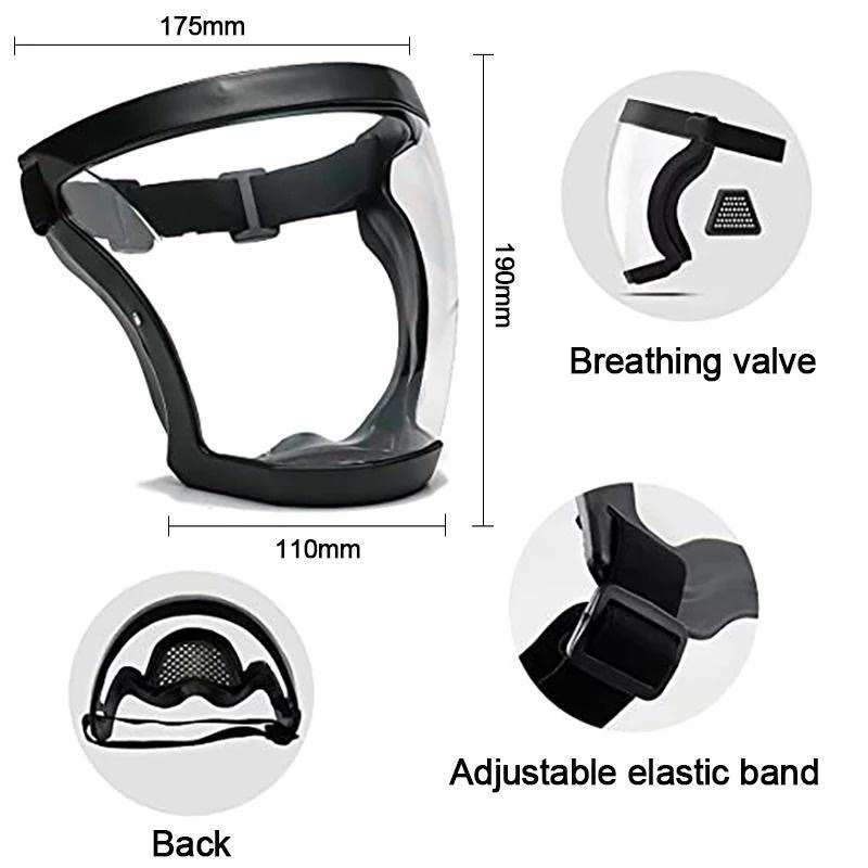 Masker face shield Pelindung Percikan Debu tahan benturan masker safety