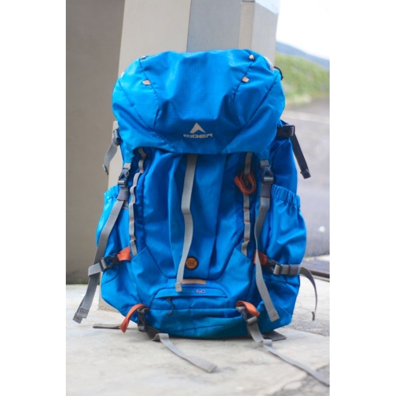 eiger rhinos 60L blue art