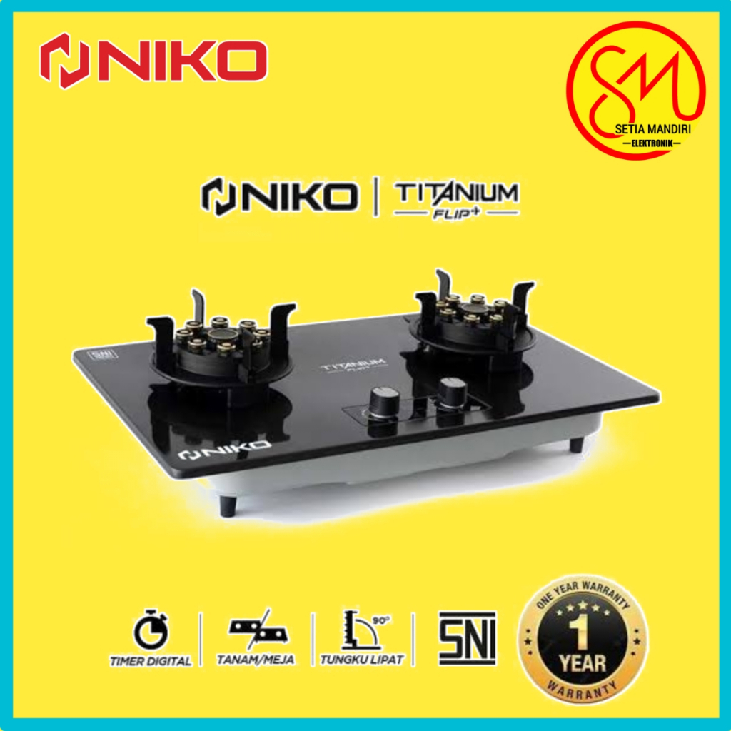 Niko TITANIUM FLIP PLUS Kompor Gas Tanam