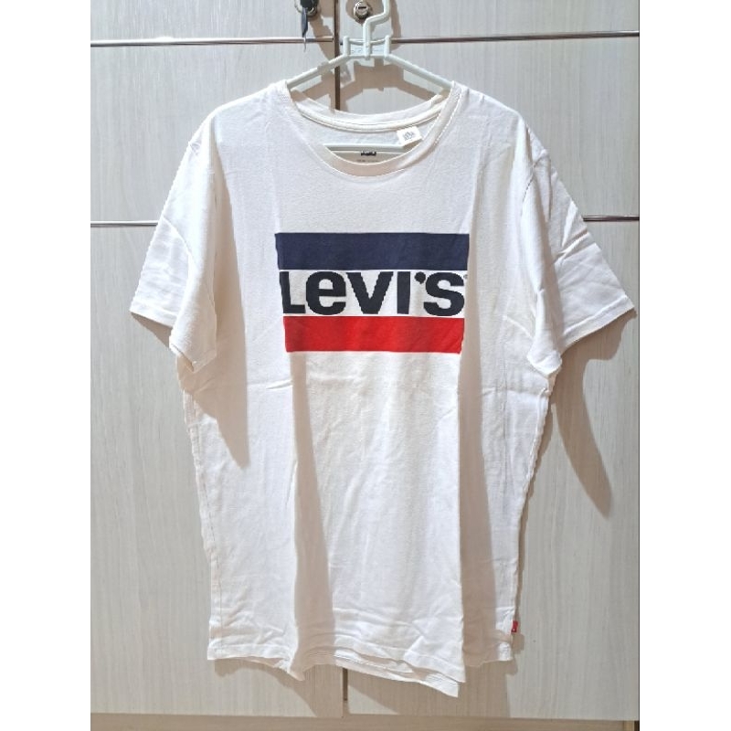 Kaos Levis Sportwear Logo Putih second