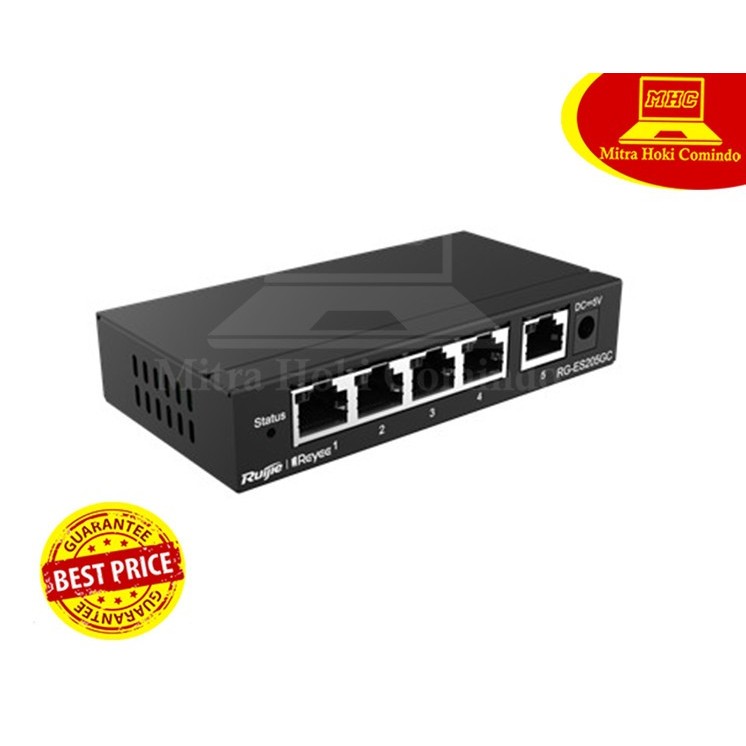 Ruijie Reyee RG-ES205GC 5-Port Smart Cloud Managed Switch