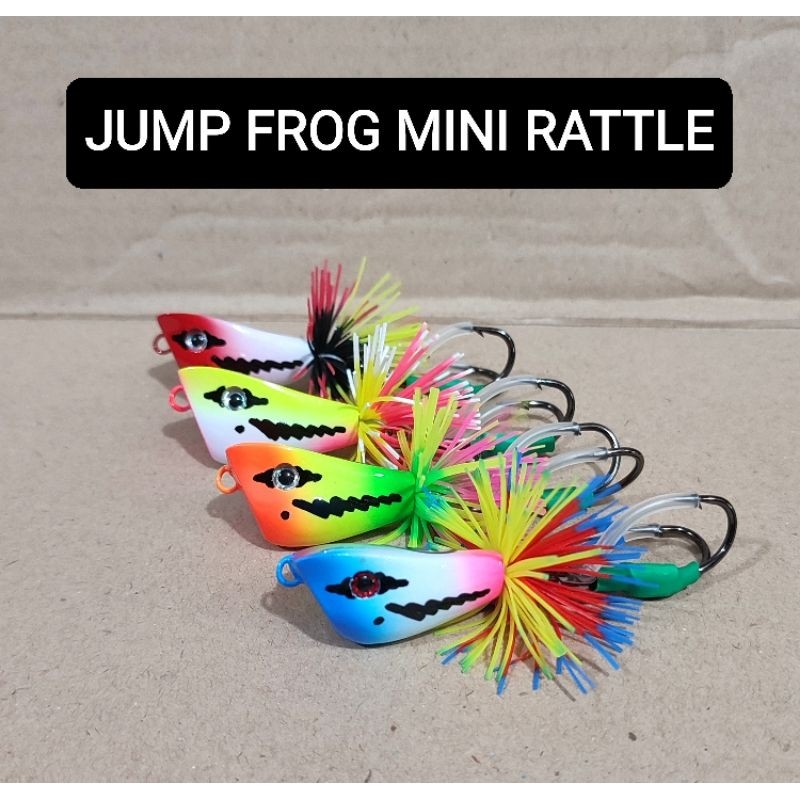JF MINI RATTLE DM LURE. JUMP FROG MINI RATTLE. UMPAN CASTING GABUS.