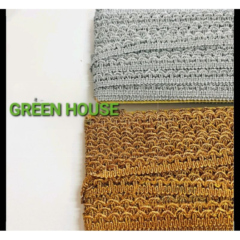 Renda Kur Mahkota no.7 | Renda Mahkota Renda Kembang Renda Emas Silver