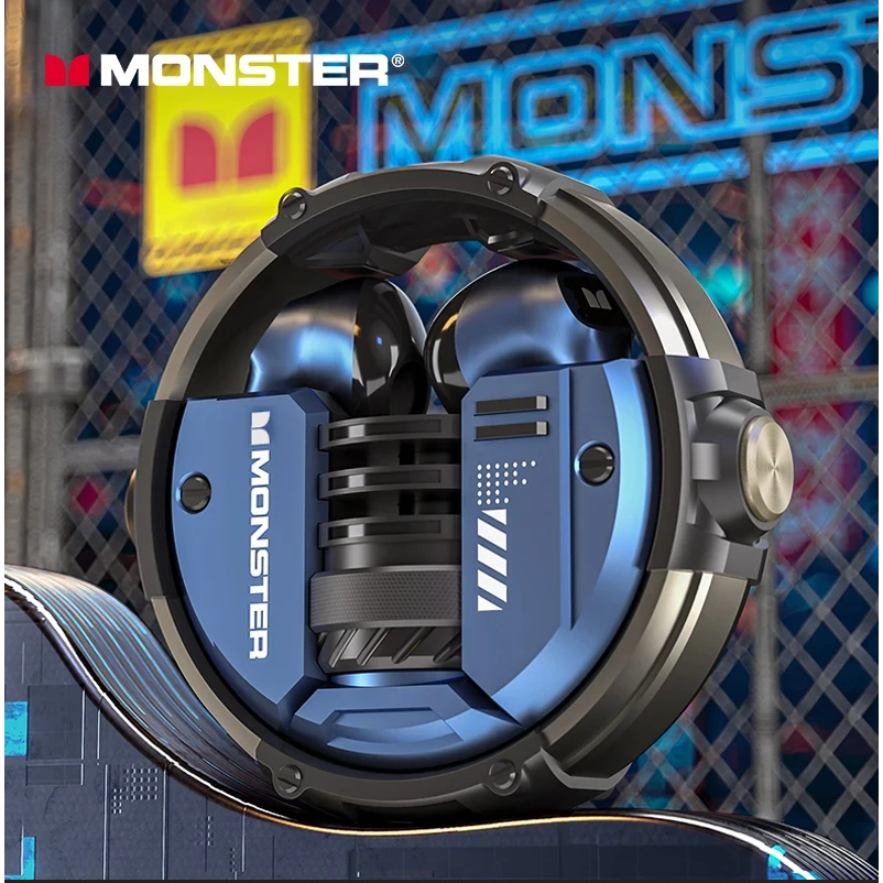 MONSTER AIRMARS Earphone TWS Gaming Bluetooth 5.3 Low Latency