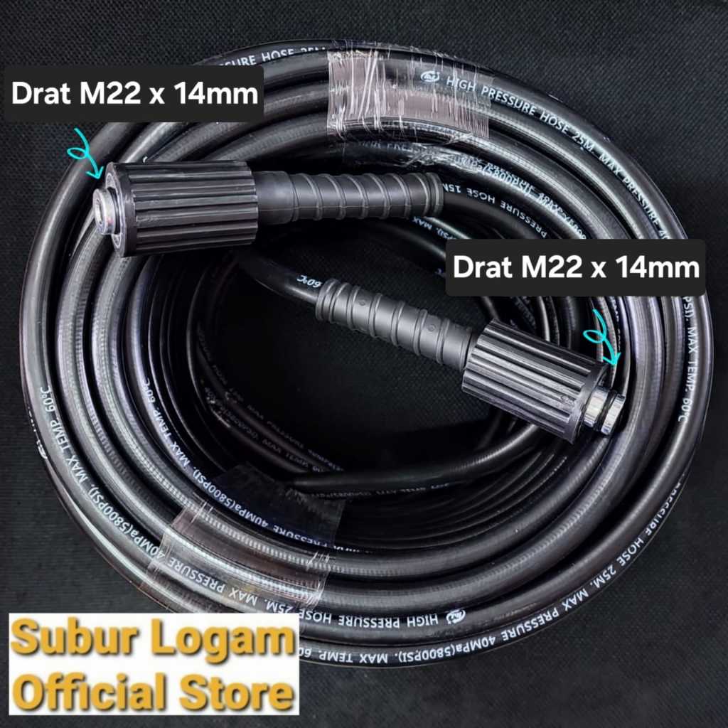 Selang Jet Cleaner 20 Meter Altrnatif untuk Aipower APW 3200 APW3200