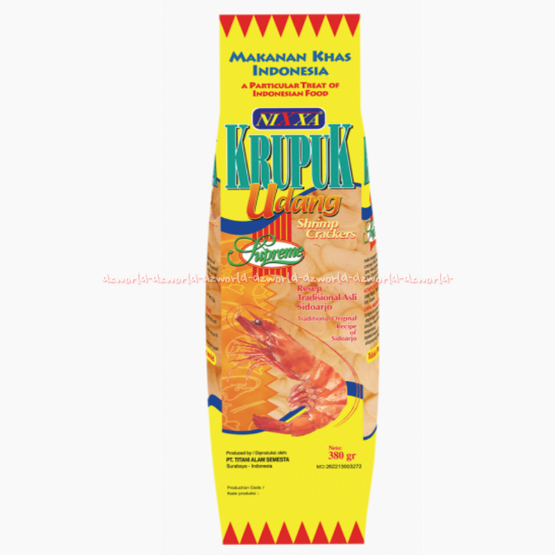 

Nixxa Supreme 380gr Kerupuk Udang Shrimp Crackers Resep Asli Sidoarjo