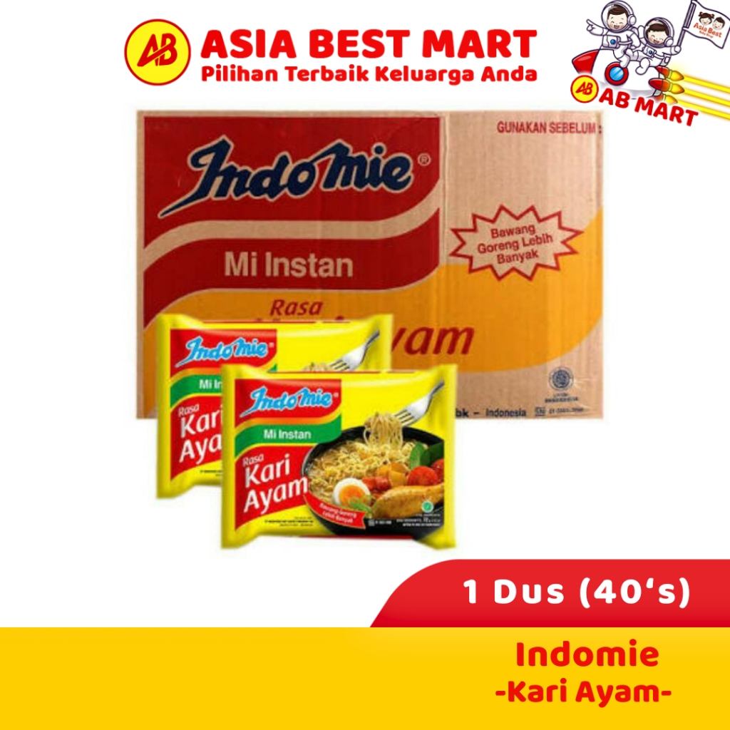 

Indomie Kari Ayam 1 Dus X 40 Pcs Mie Instant
