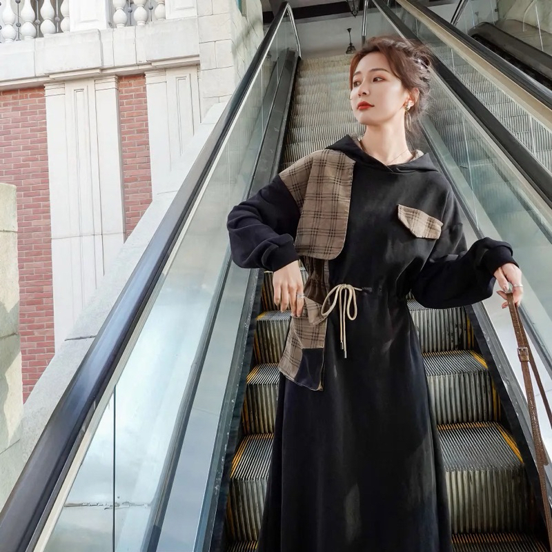 KKUMI KKUMI - Chloe Hoodie Dress