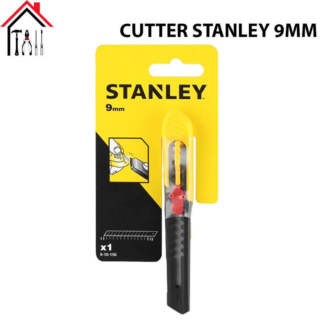 

MYTOOLS Stanley Quick Point Snap Off Knife / Pisau Cutter 9mm 0-10-150