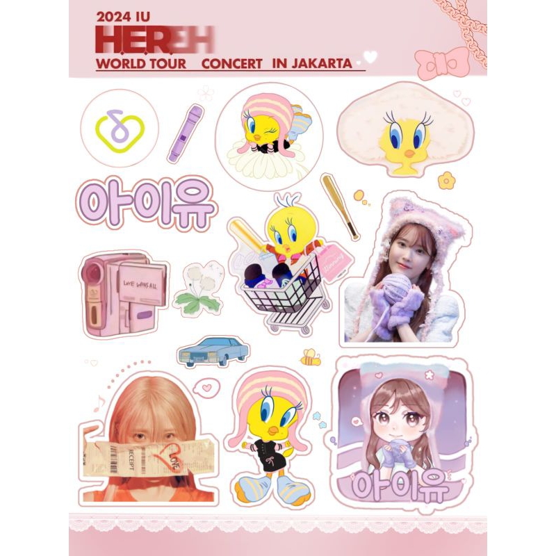 

STICKER PACK IU H.E.R CONCERT IN JAKARTA 2024 by WE'Reveriee