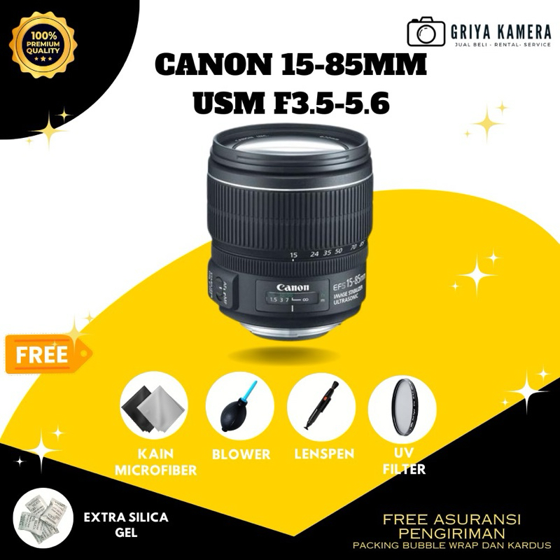 LENSA CANON 15-85MM USM F3.5-5.6