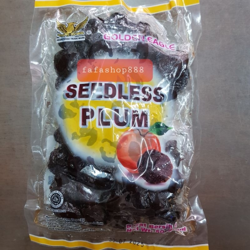 

Manisan buah plum tanpa biji 500gr Golden Eagle