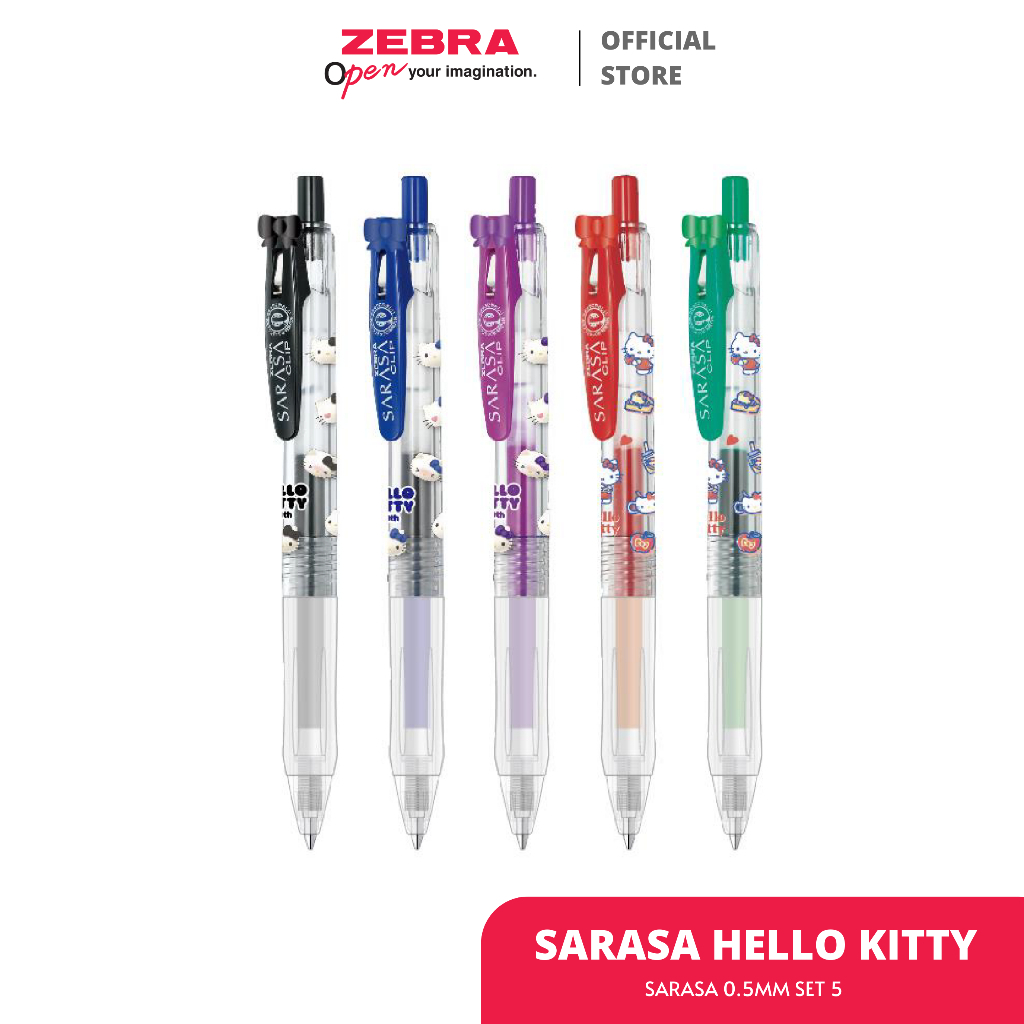 

Zebra Sarasa Pulpen Gel Hello Kitty Series 0.5mm - Limited Edition