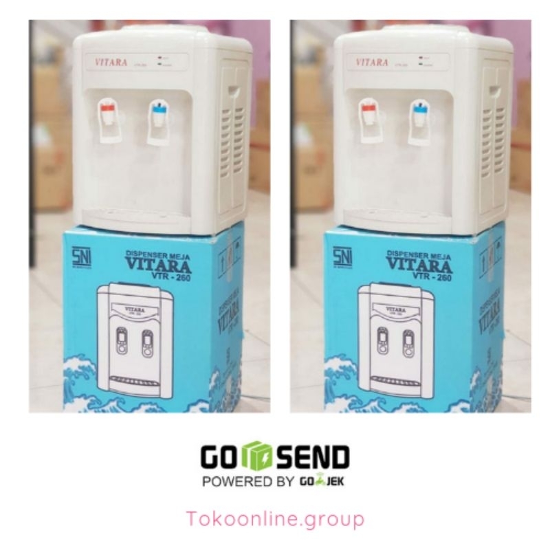 Dispenser Galon Air Galon Atas Air Minum Panas dan Normal Vitara VTR-260