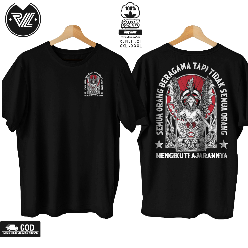 Tshirt Kaos Pluralisme Semua Orang Beragama New Series / Baju Pluralisme keren / Tshirt Pluralisme t