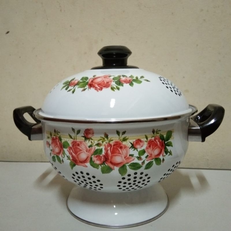 IDEAL Rice Bowl (Tempat/Wakul Nasi) Enamel