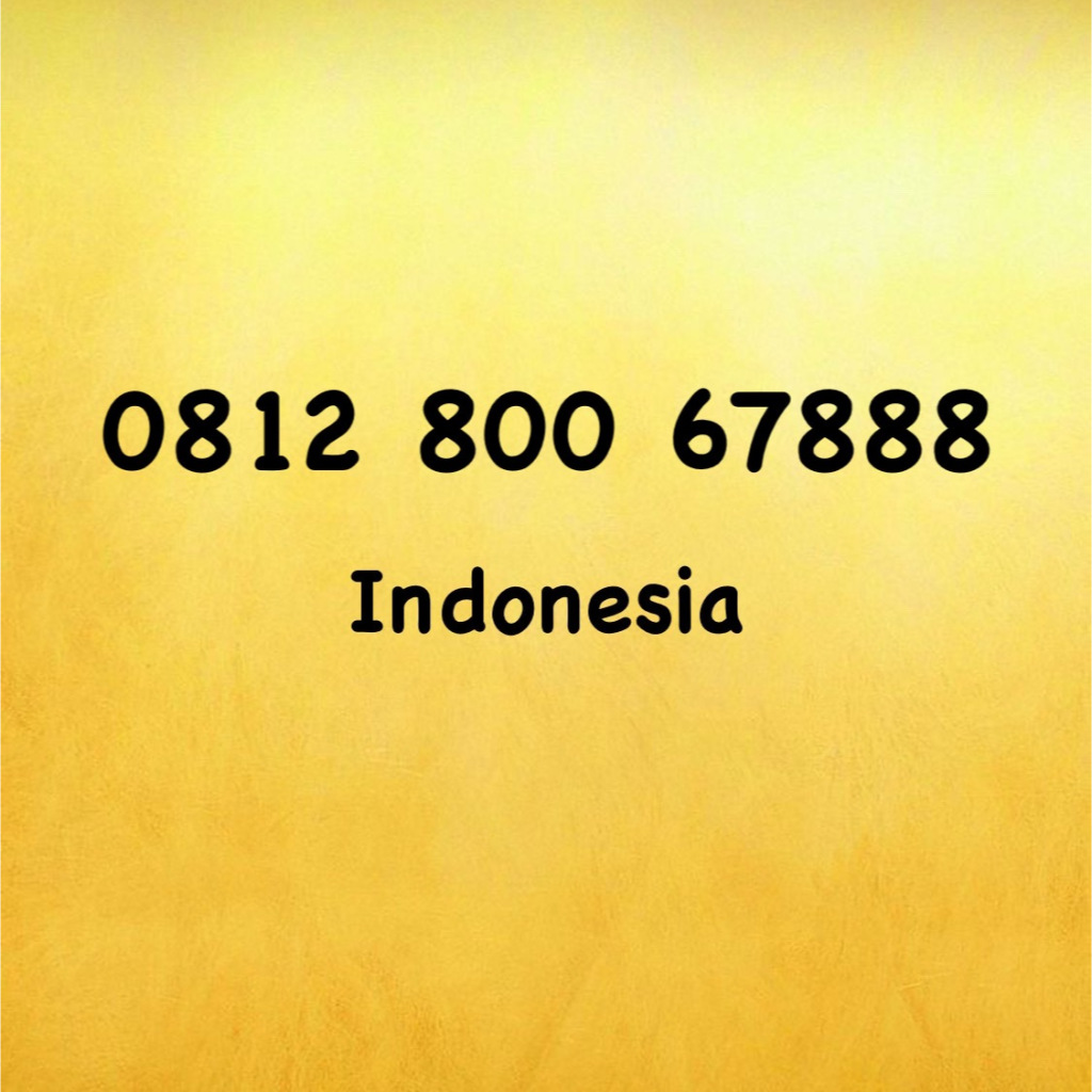 Nomor Cantik Simpati Triple A - 888 - 7888 - 6788 - 0812 800 67888