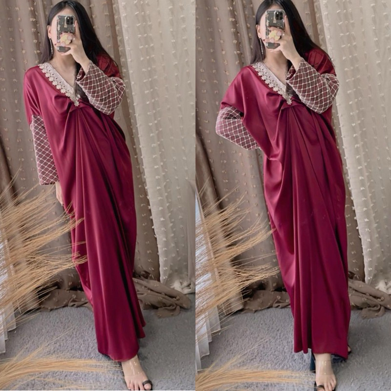 Kamomille Kaftan | Marwah Kaftan Premium | Size S sampai XXL masuk