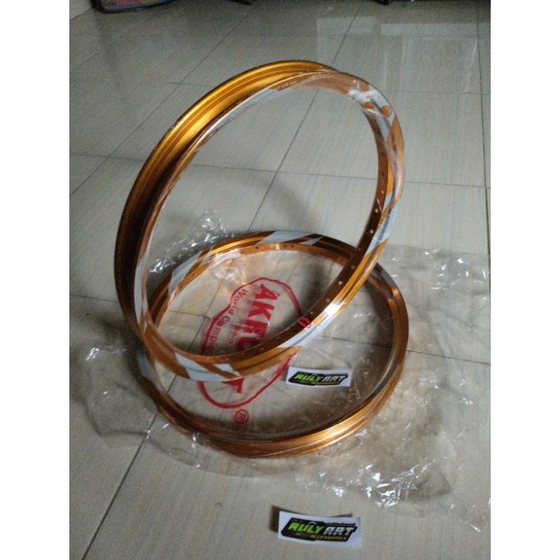 velg akront morad spain blade warna gold 140-17 made in Thailand