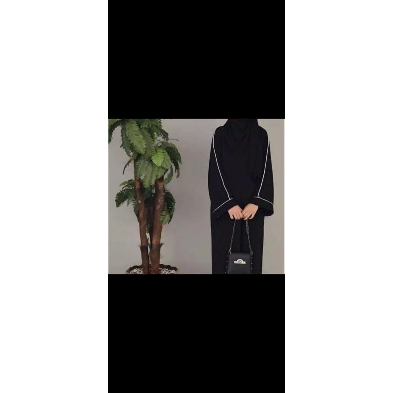 Abaya Hitam Polos Turkey