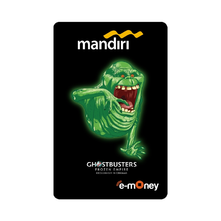 Mandiri e-Money edisi Ghostbuster - Slimer