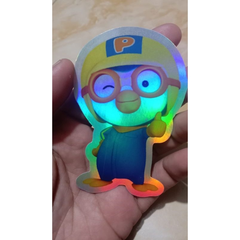 

STIKER HOLOGRAM PORORO AND FRIEND [READY] ANTI AIR