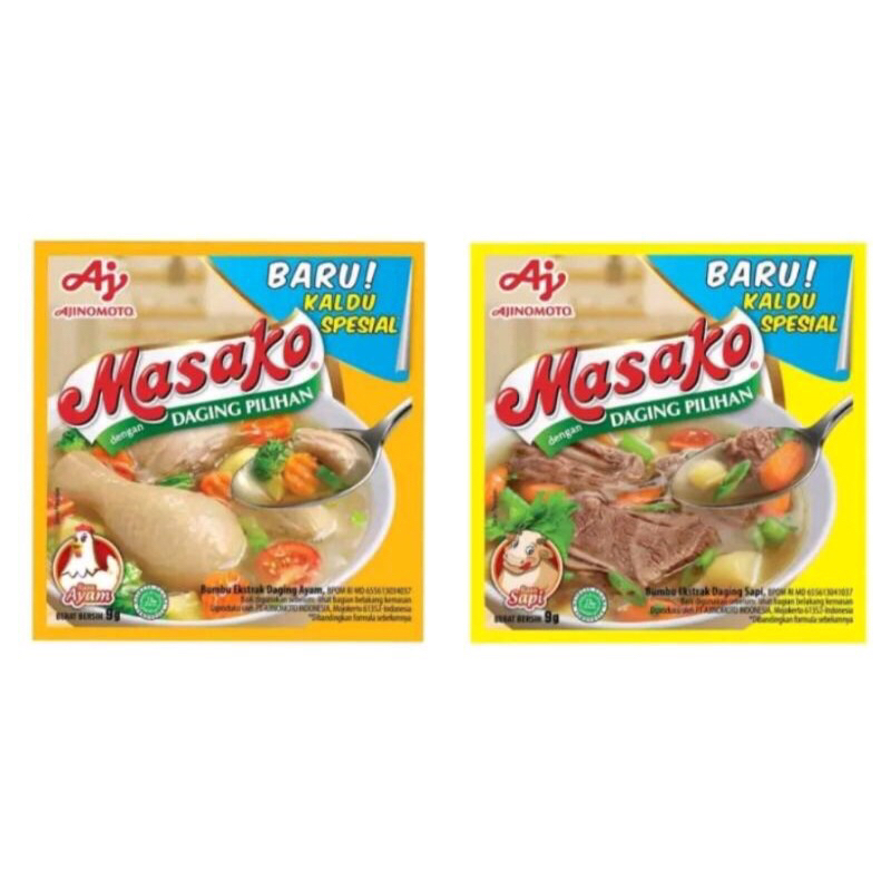 

Masako Kemasan Renceng isi 12 Sachet