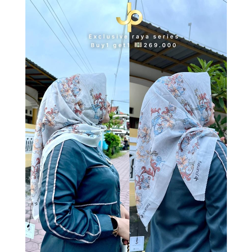 JOURNEY SCARVES - Motif Premium Raya Series - Best Seller bisa COD