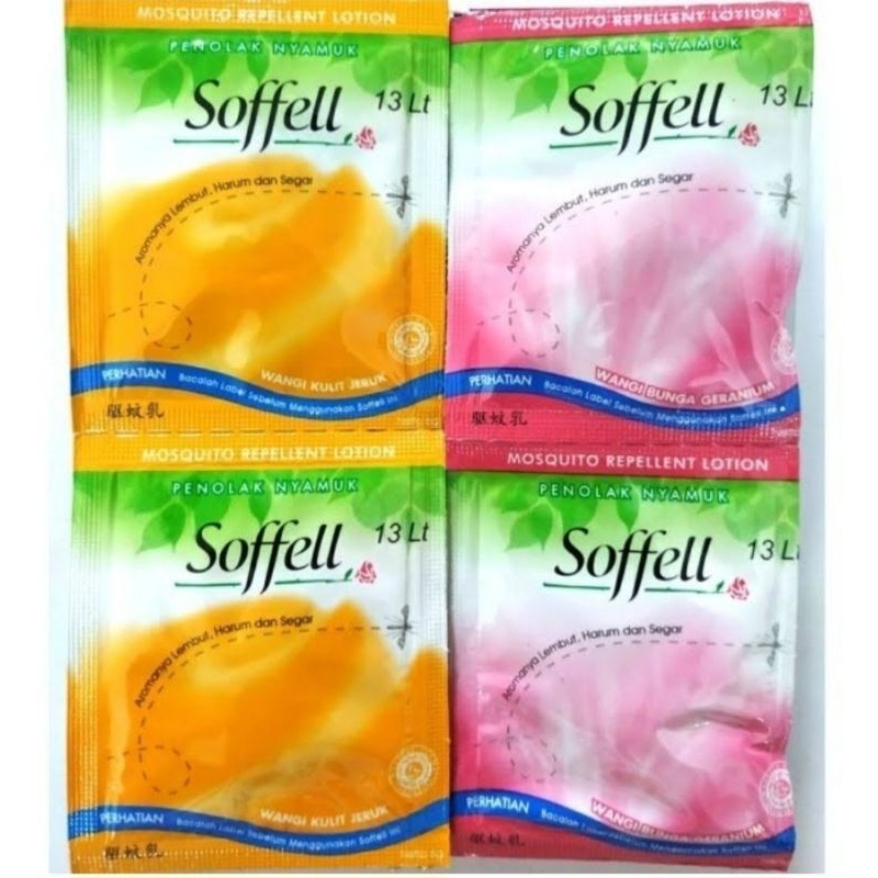 

LOTION SOFFELL ANTI NYAMUK (1 RENCENG 12 PCS)