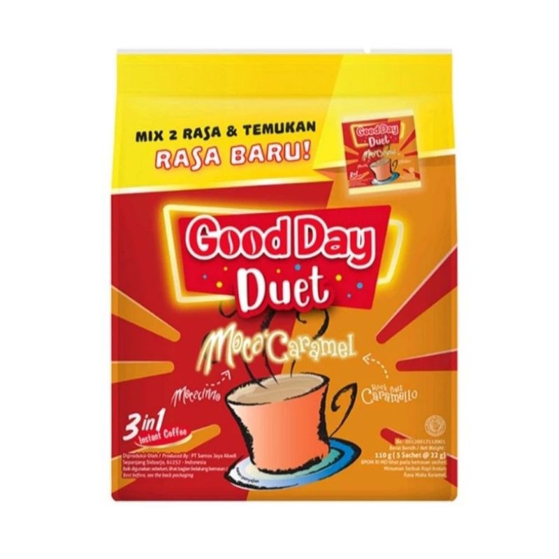 

Kopi Goodday Duet Dua Rasa - 1pack (5 Sachet)