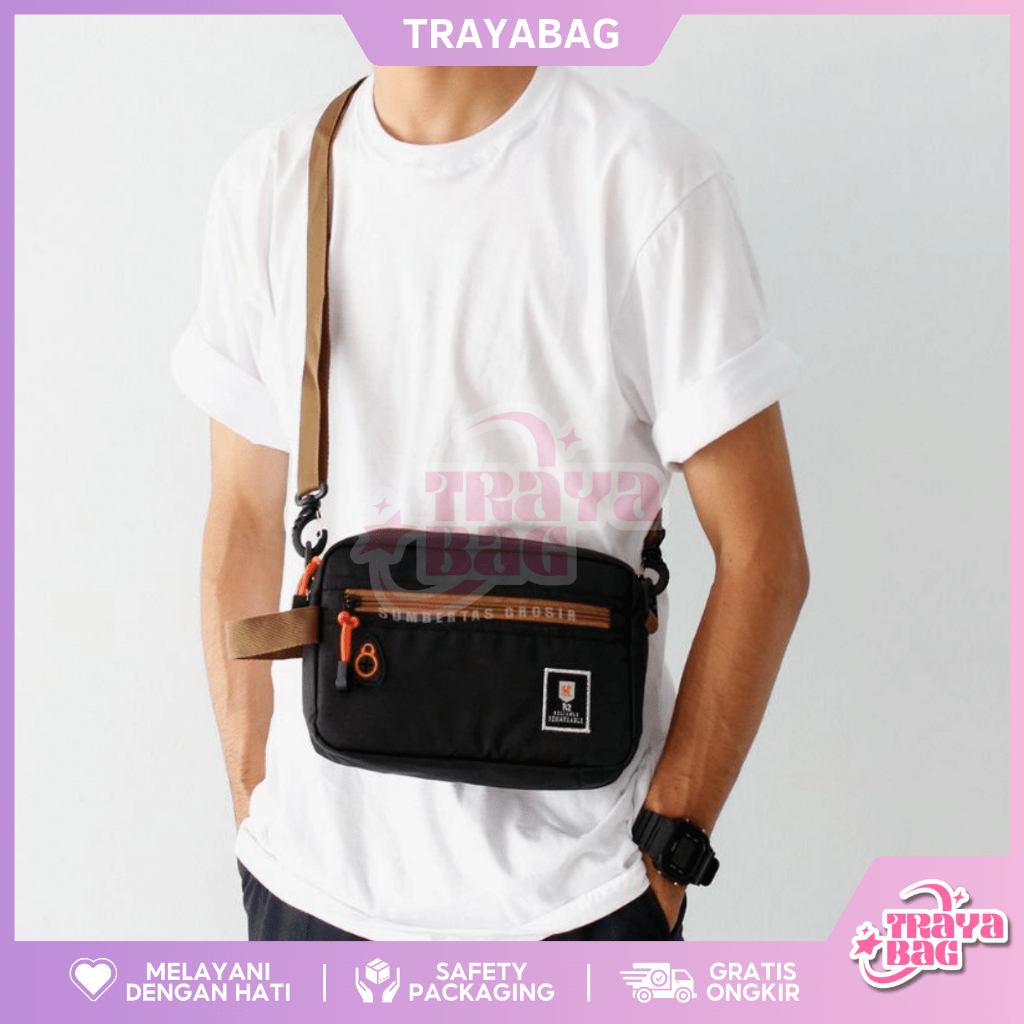 Selempang Pria Keren Casual Tas Selempang Pria