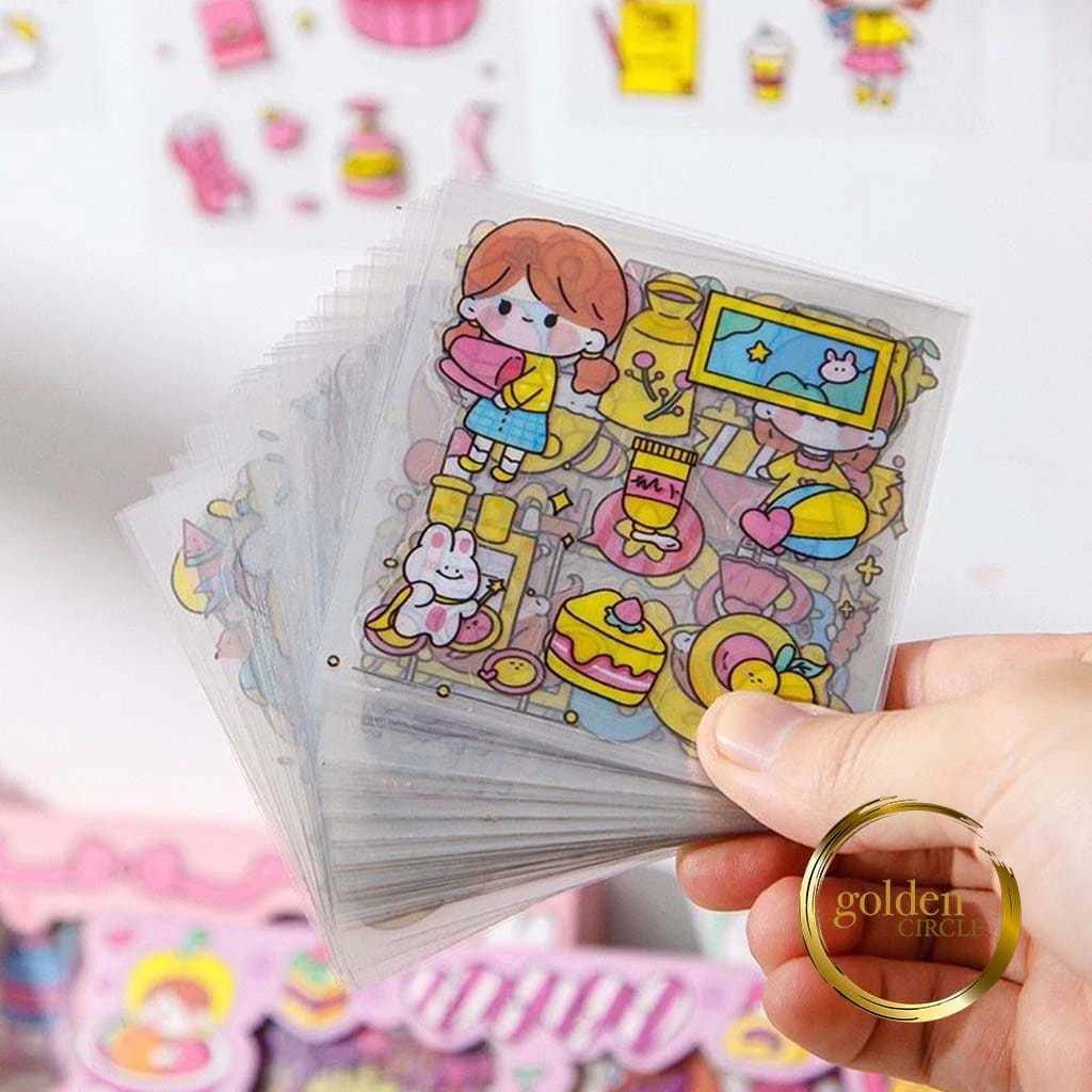 

MOMO STIKER KOREA PER LEMBAR GROSIR TERMURAH STICKER DECO AESTHETIC/STICKER DIY