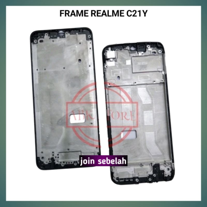 FRAME LCD REALME C21Y TATAKAN LCD TULANG LCD REALME C21Y