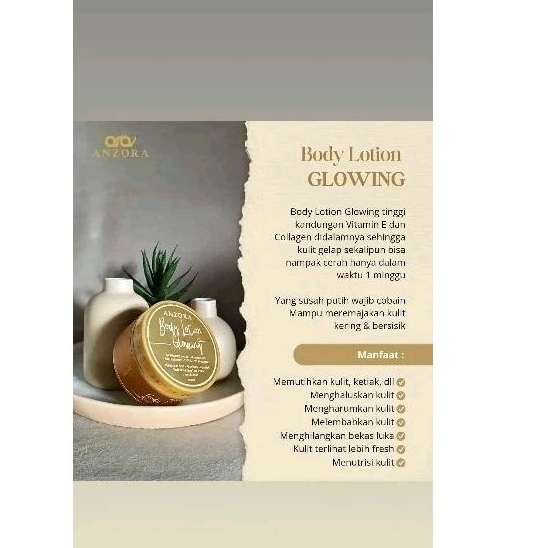 Lotion Glowing Anzora
