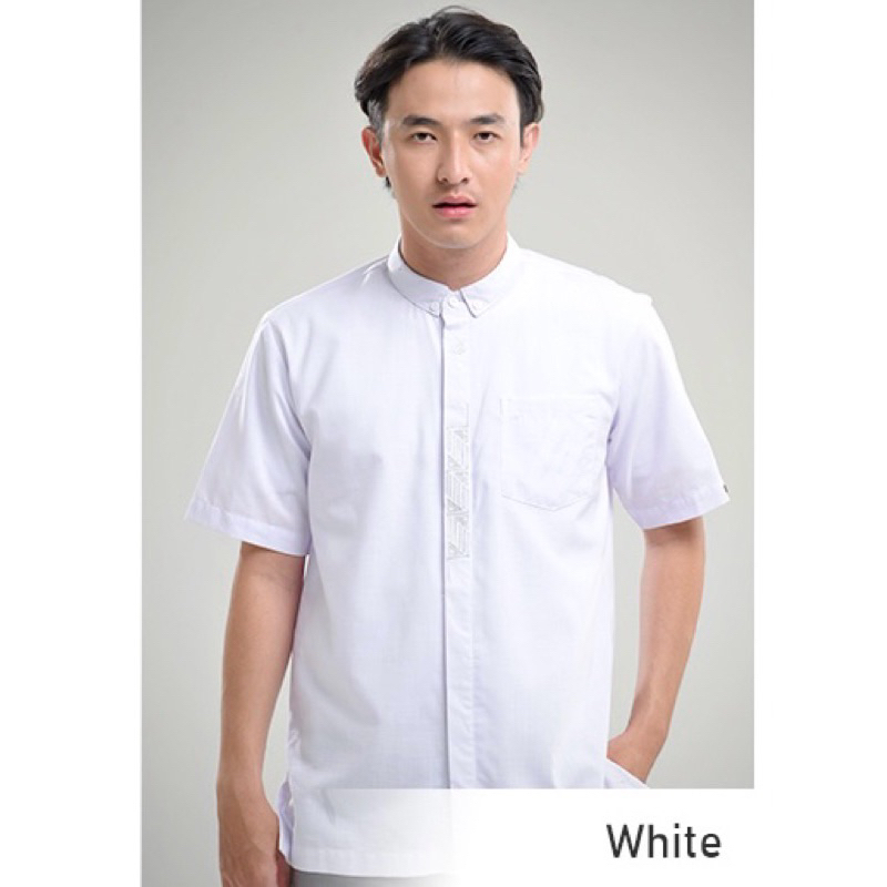 kemko fikham pdk - baju koko putih rabbani - baju koko pendek putih rabbani - baju koko putih dewasa