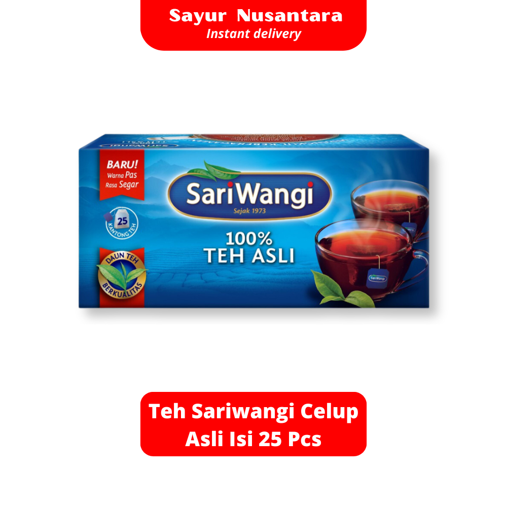 

Teh Sariwangi Celup 25 Sachet Asli Original - Sayur Nusantara