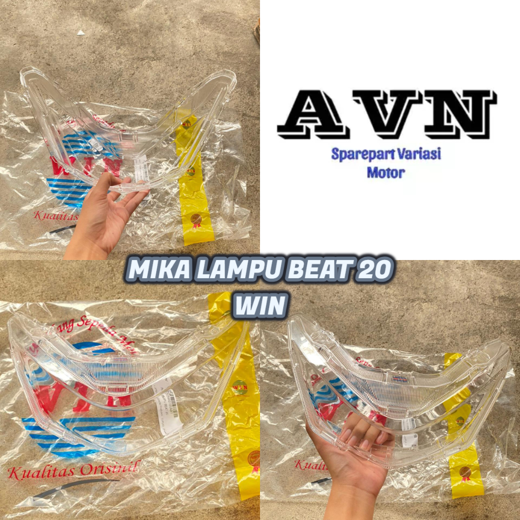 MIKA LAMPU DEPAN BEAT DULUXE 2020 MERK WIN || MIKA LAMPU DEPAN /REFLEKTOR BEAT 2020 MERK WIN