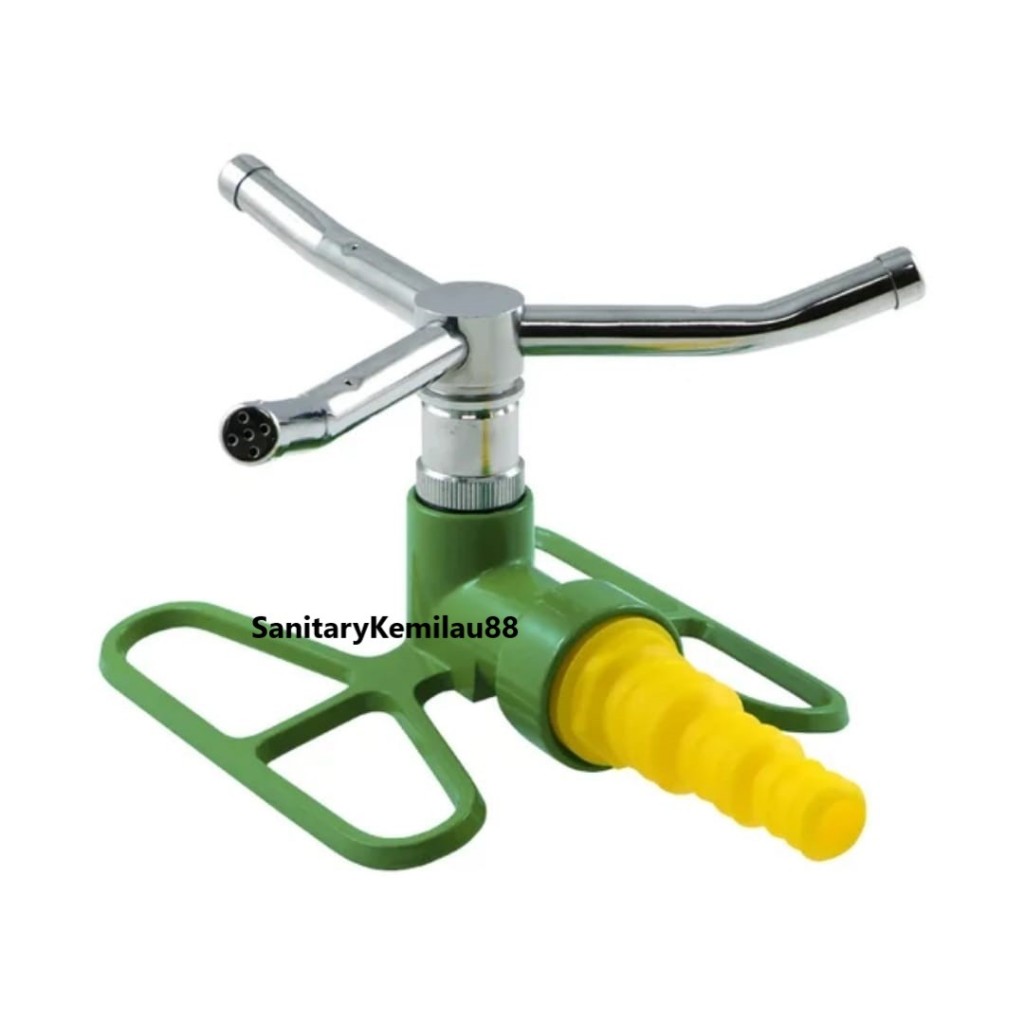 Sprinkler Air Taman Putar Alat Penyiram Irigasi Tanaman Otomatis Sprinkler Taman kebun