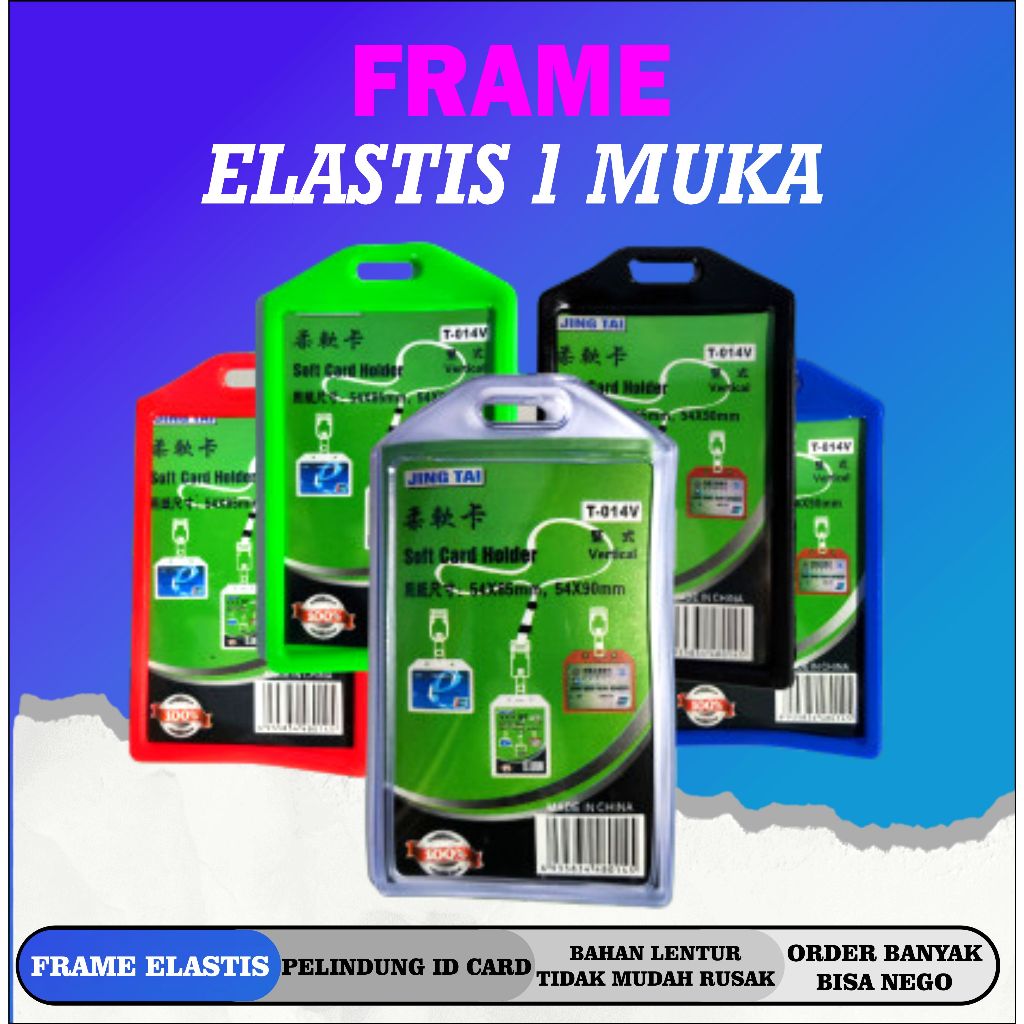 

FRAME CASE ELASTIS 1 MUKA/TEMPAT ID CARD
