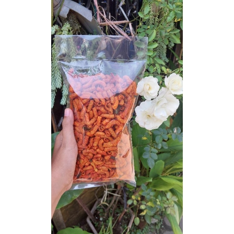 

MAKARONI PIPA PEDAS DAUN JERUK / SNACK KILOAN MURAH