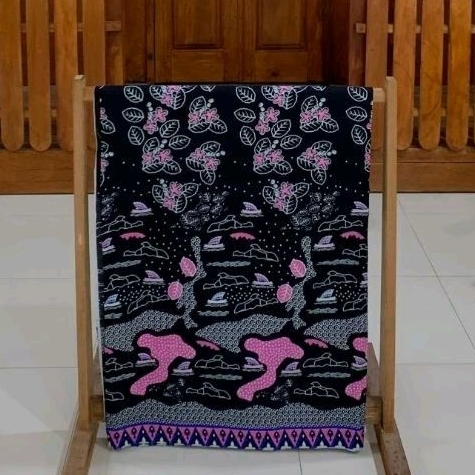 Kain Batik Belitung Motif Batu Garuda Daun Simpor