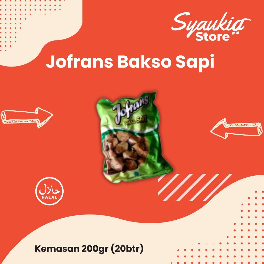 

Jofrans Bakso Sapi 200gr (20btr)