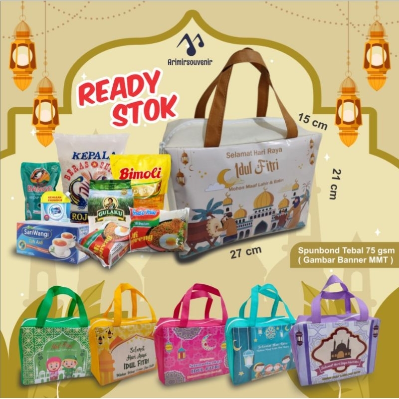 Promo Tas Parcel Lebaran Idul Fitri Resleting/Tas Lebaran resleting 2025 Ready