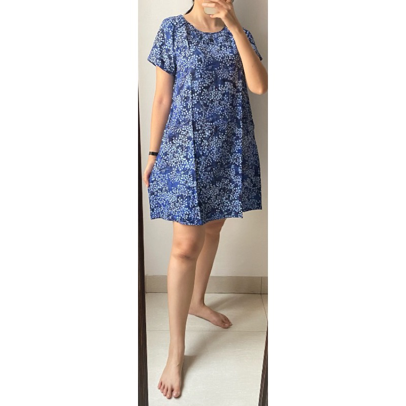 D06 Daster Batik ANITA Mini Kerah Kerut