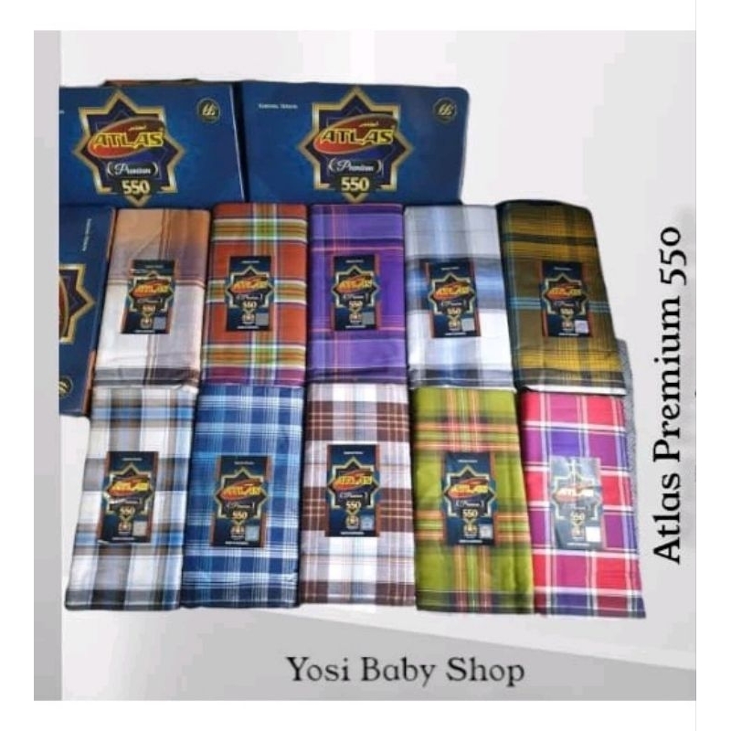 SARUNG ATLAS PREMIUM 550/ SARUNG DEWASA ATLAS PREMIUM 550