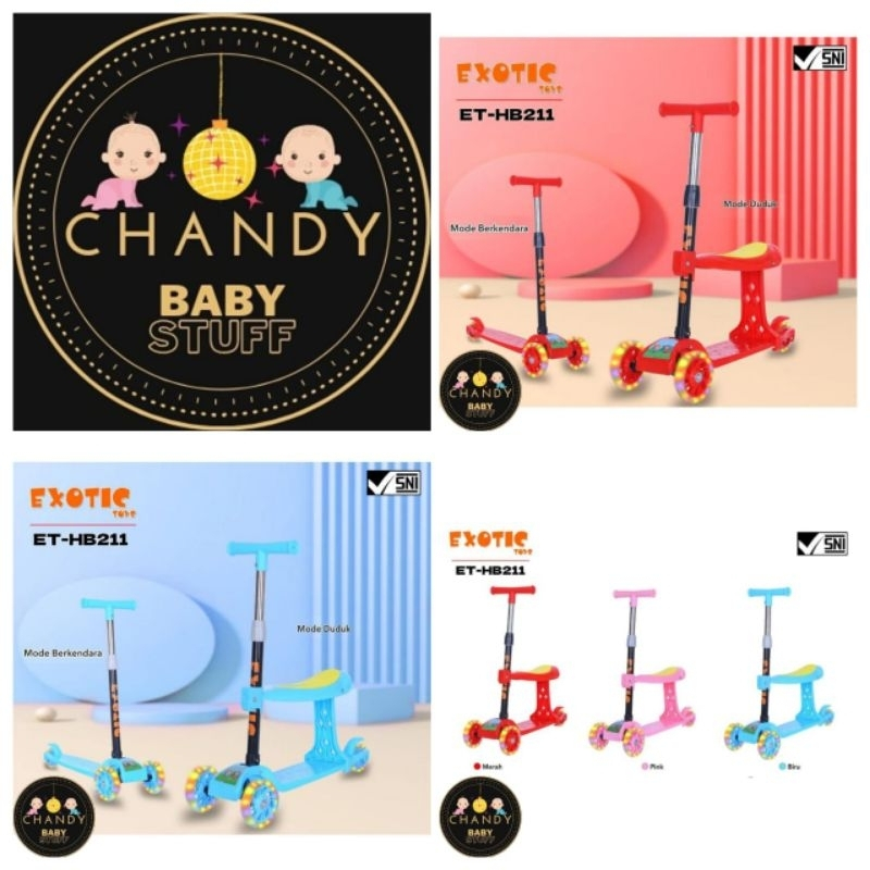 SCOOTER ANAK EXOTIC ET HB 210/ HB 208/ HB 006/ HB 206/ HB 211 / HB 218 NEW / HB 219 NEW /HB 013/ HB