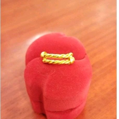 cincin selisih putar emas 24k / 99%